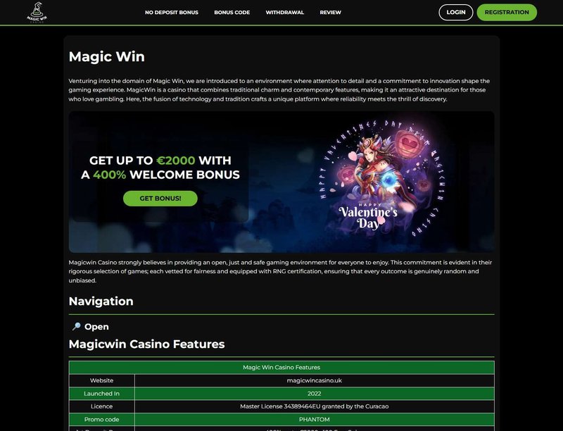 Experience the Thrill of Magic Win Casino in the UK Online